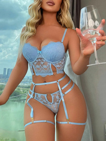 Dantelli Fantezi Büstiyer Takım