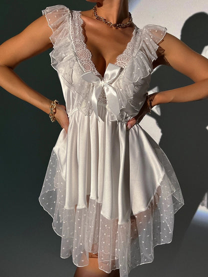 Dantel Detaylı Gecelik